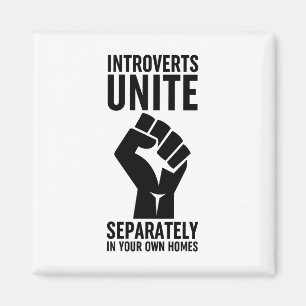 Imán Los introvertidos se unen por separado en sus prop