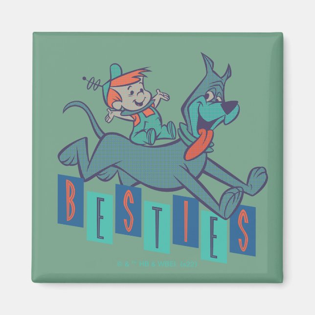 Imán Los Jetsons | Elroy & Astro Besties (Frente)
