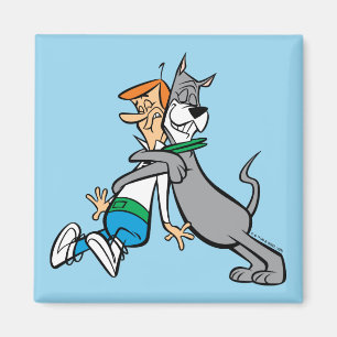 Imán Los Jetsons   George y Astro Hug