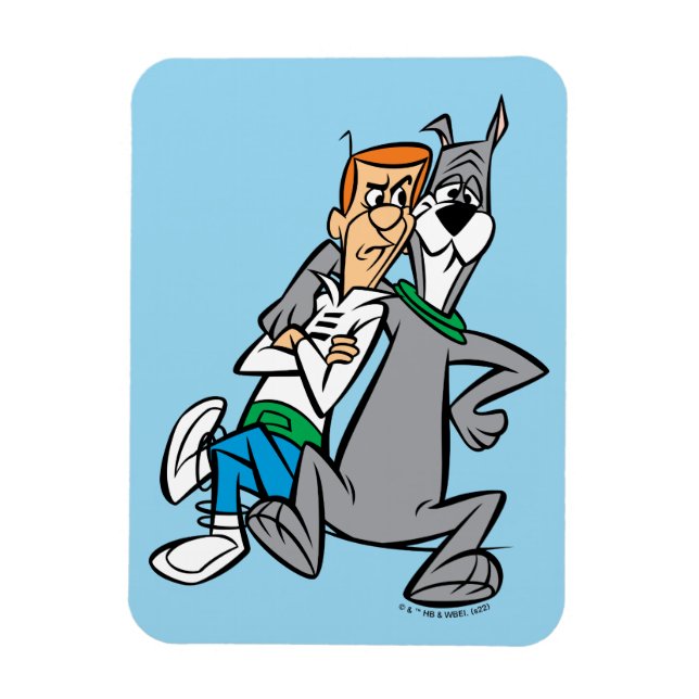 Imán Los Jetsons | Presupuestos George y Astro (Vertical)
