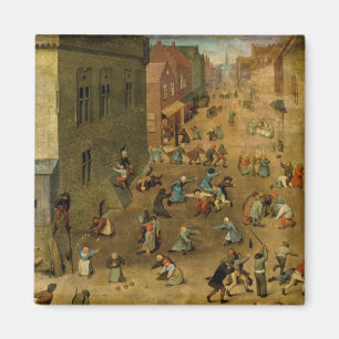 Imán Los juegos de los niños: detalle de la mano