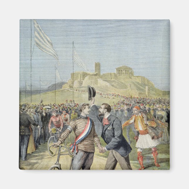 Imán Los Juegos Olímpicos de Atenas (Frente)