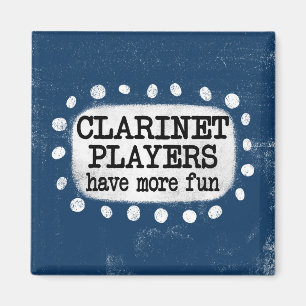 Imán Los Jugadores Clarinet Tienen Más Fun Refrigerador