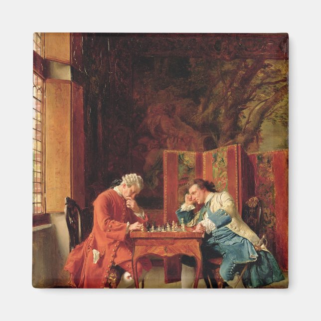 Imán Los Jugadores De Ajedrez, 1856 (Frente)