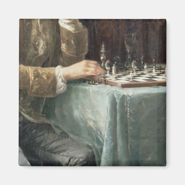 Imán Los Jugadores De Ajedrez, 1887 (Frente)