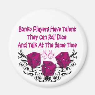 Imán Los jugadores de Bunko tienen talento