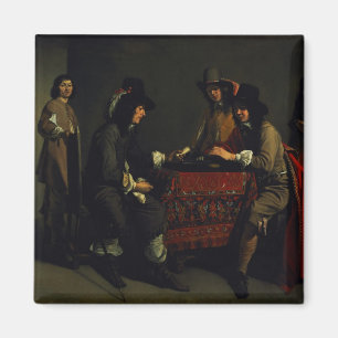 Imán Los jugadores del backgammon