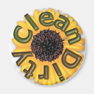 Imán Los KRW limpian y cocina sucia Magne del girasol