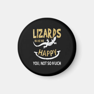 Imán Los lagartos me hacen feliz. Tú no tanto.
