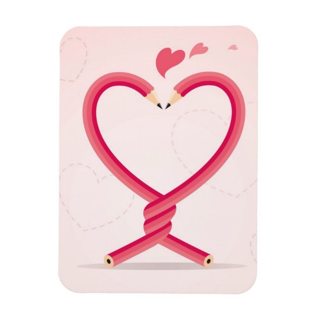 Imán Los lápices de amor (Vertical)
