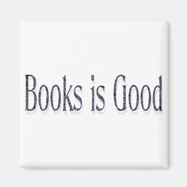 Imán Los libros son buenos (Frente)