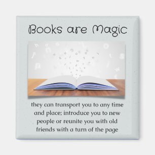 Imán Los libros son mágicos