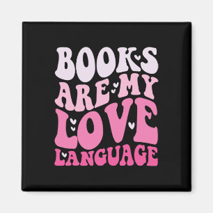 Imán Los libros son mi lenguaje del amor día de San Val