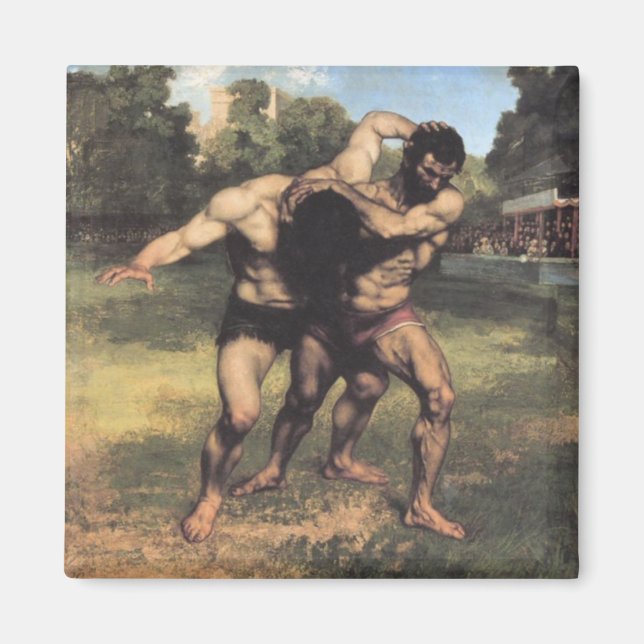 Imán Los luchadores (Frente)