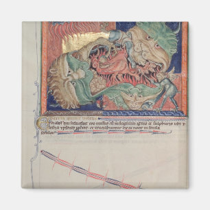 Imán Los mandíbulas del infierno que tragan el dragón