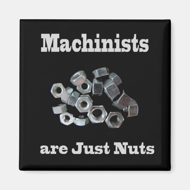 Imán Los maquinistas son simplemente locos (Frente)