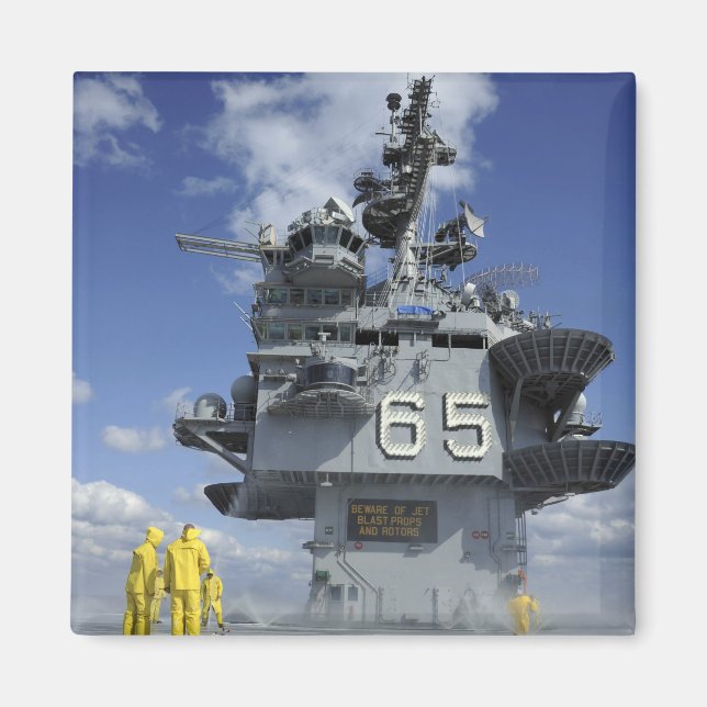 Imán Los marineros del departamento de aire prueban el  (Frente)