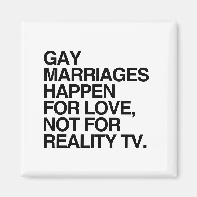 IMÁN LOS MATRIMONIOS GAYS OCURREN POR AMOR (Frente)
