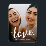 Imán Los mejores amigos adoran la foto Keepsake<br><div class="desc">Los mejores amigos adoran la foto Keepsake Magnet</div>