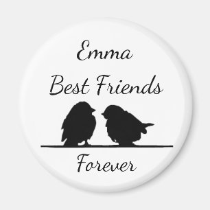 Imán Los mejores amigos para siempre, BFF Aves Cutas