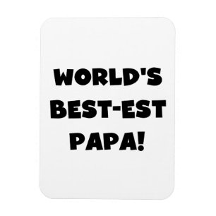 Imán Los mejores camisetas y regalos de papá del mundo 