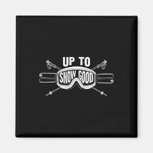 Imán Los mejores esquiadores de snowboard en bicicleta