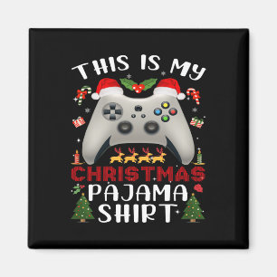 Imán Los mejores Navidades de la familia Pajama Shirt n