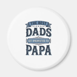Imán Los mejores papás son ascendidos a diseño de camis