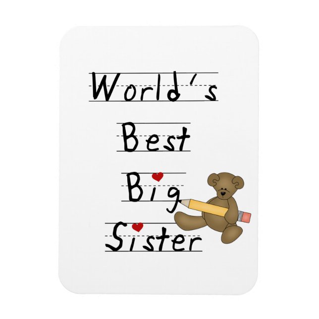 Imán Los mejores regalos de hermandad del mundo (Vertical)