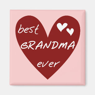 Imán Los mejores regalos de las camisetas de la abuela