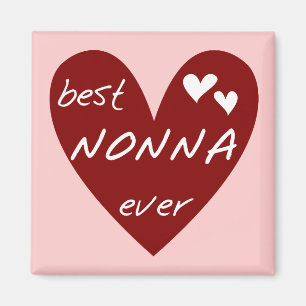 Imán Los mejores regalos de las camisetas de Nonna del 