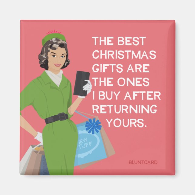 Imán Los mejores regalos de Navidades...... (Frente)