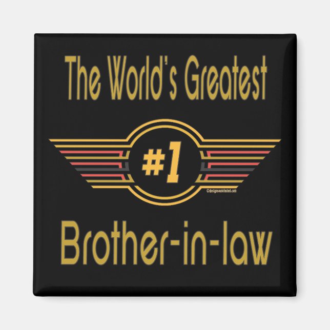 Imán Los mejores regalos del cuñado (Frente)