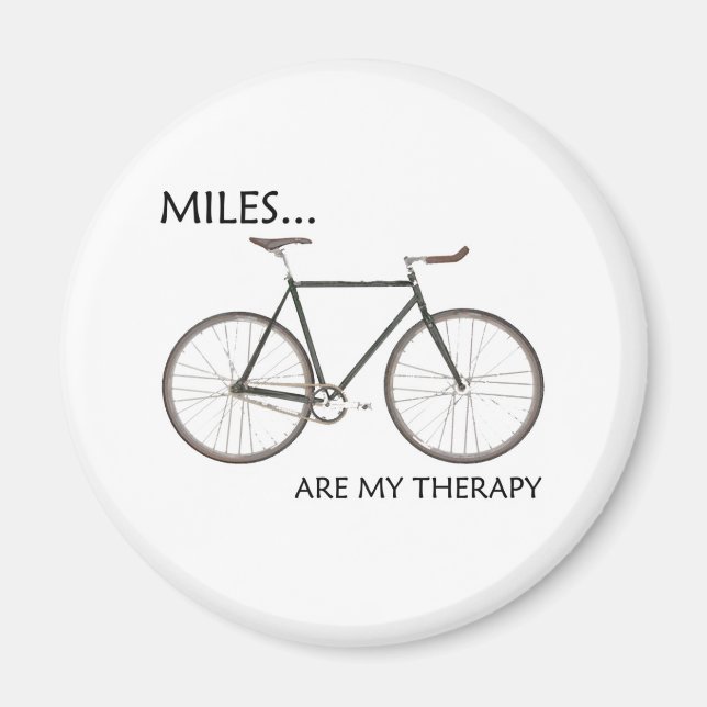 Imán Los MIles son mi terapia (Frente)