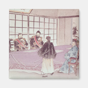 Imán Los ministros japoneses I-Tso y Mou-Tsou