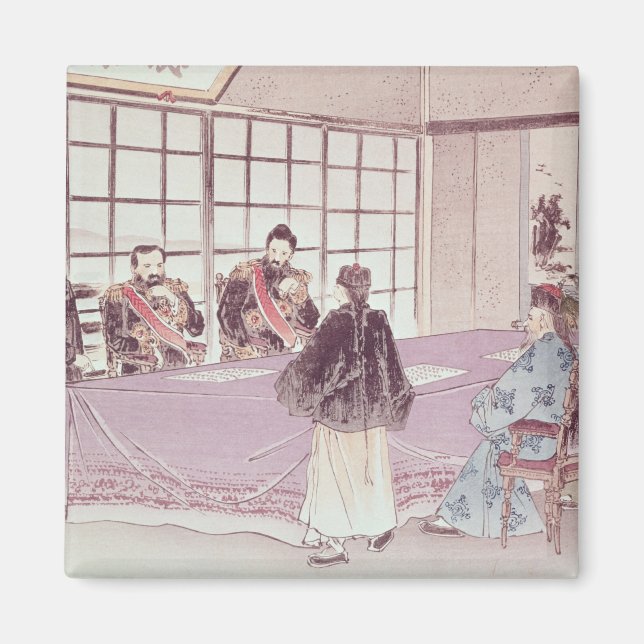 Imán Los ministros japoneses I-Tso y Mou-Tsou (Frente)