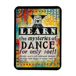 Imán Los misterios de la danza - divertido anuncio de c