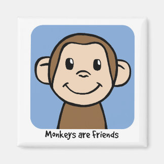 Imán Los monos son amigos