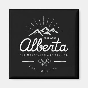 Imán Los montes de Alberta dicen que debo irme a lo osc