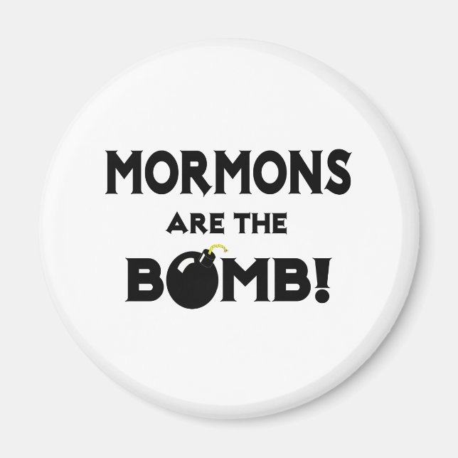Imán ¡Los Mormones Son La Bomba! (Frente)