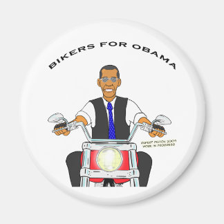 Imán Los motociclistas para Obama