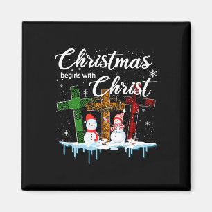 Imán Los navidades comienzan con los regalos de Navidad