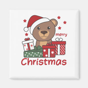Imán Los Navidades del oso regalan osos a los animales 