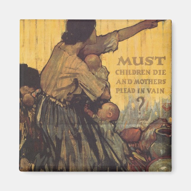 Imán Los niños deben morir (Frente)