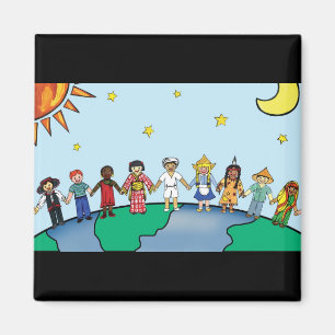 Imán Los niños del mundo