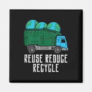 Imán Los niños reutilizan para reducir la basura recicl