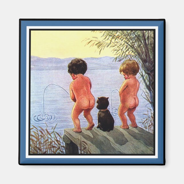 Imán "Los niños serán niños" (Frente)