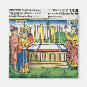 Imán Los números 17 los 1-11 personales de Aaron