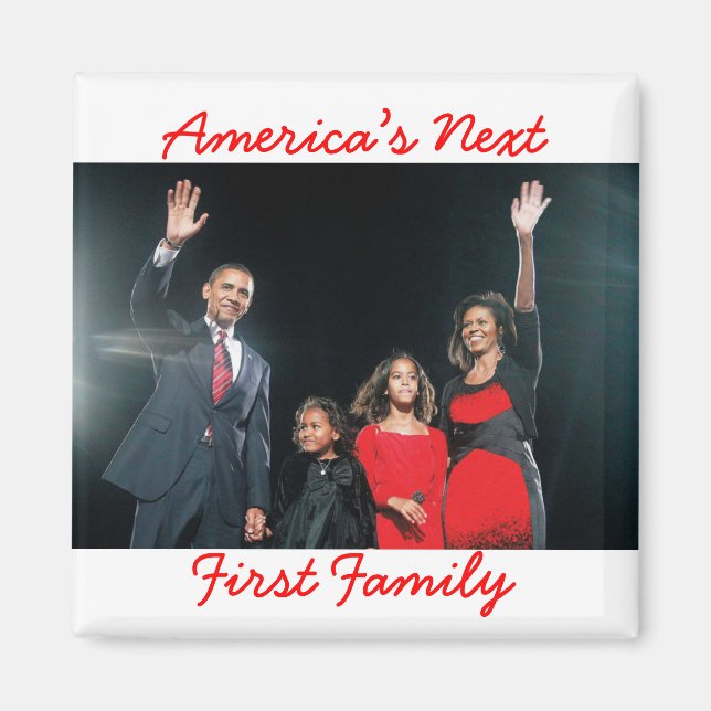 Imán Los Obamas: La próxima Primera Fama de Estados Uni (Frente)
