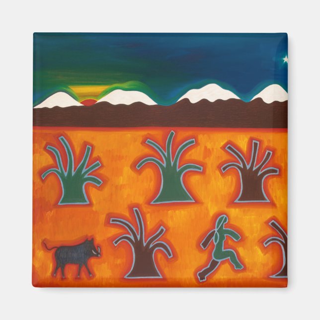 Imán Los Olivos en el Invierno 2010 (Frente)